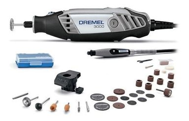 DREMEL 3000 + 2 ADITAMENTOS + 30 ACCESORIOS (PODOLOGO) - 1
