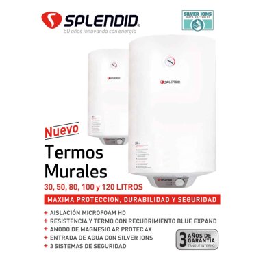TERMO ELÉCTRICO SPLENDID 80L COLGAR - 8