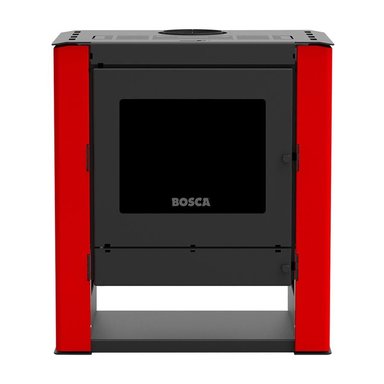 CALEFACTOR BOSCA A LEÑA GOLD 500 ROJO BV - 4