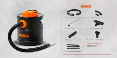 ASPIRADORA BOSCA 1000W CENIZAS AVC1811 / 20L - 2