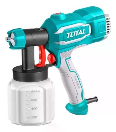 PISTOLA DE PINTAR ELEC 800ML 450W TOTAL TT35067 - 1