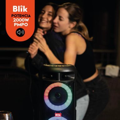 PARLANTE BT KARAOKE BLIK UPSOUND 3 C/MICROF - 5