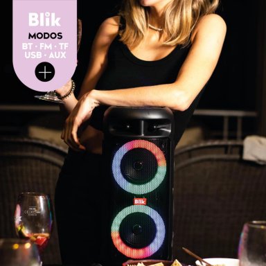 PARLANTE BT KARAOKE BLIK UPSOUND 3 C/MICROF - 6