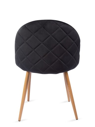 SILLA SITIAL TELA LINO NORDIC WOOD - CAFÉ - 2