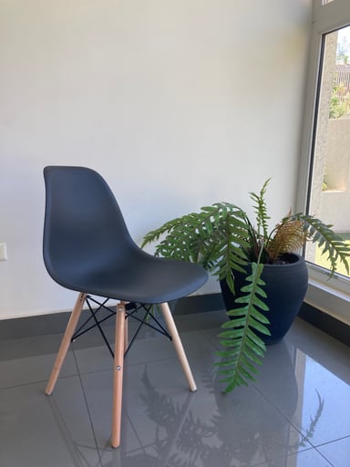 SILLA HABITA2 DISEÑO EAMES NEGRO PACK 2 COMODA Y - 3