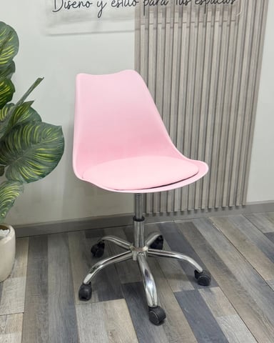 SILLA DE ESCRITORIO HABITA2 /PLÁSTICO TULIP ACOLCHADA - 2