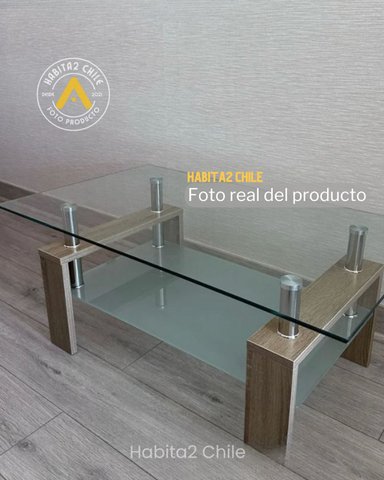 MESA CENTRO HABITA2 VIDRIO RECTANGULAR NATURAL - 3