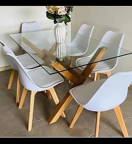 MESA HABITA2 X 140X90CM METAL - 6