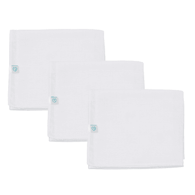 TUTO PAÑAL DE ALGODÓN BAMBINO PARA BEBES GUAGUA SET 3 TUTTO(BLANCO) - 2
