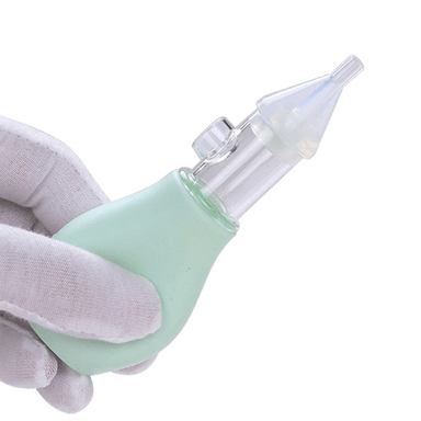 ASPIRADOR NASAL SILICONA PARA BEBE LIMPIADOR SUCCION + PINZA - 4