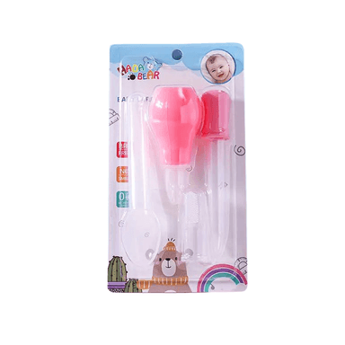 SET CHIQUILLOS.CL CUIDADOS BEBE MEDICINA GOTERO CUCHARA ASPIRADOR CEPILLO - 2