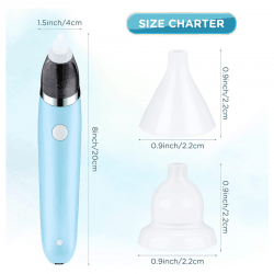 ASPIRADOR NASAL ELECTRICO PARA BEBE SACA MOCOS RECARGABLE - 3