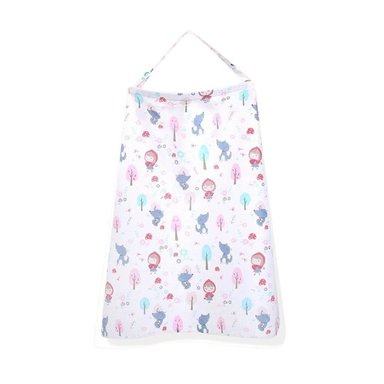 MANTA CHIQUILLOS.CL LACTANCIA BEBÉ PAÑUELO TOALLA CON MOSQUITERA MULTIUSO ROSADO - 1