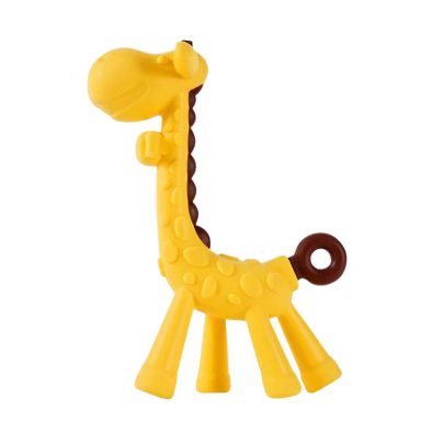 MORDEDOR JIRAFA DE SILICONA PARA BEBE PARA CALMAR DENTICION - 1