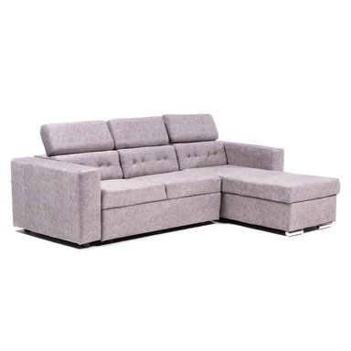 SOFA CAMA DANTE VELVET BEIGE: BIDIRECCIONAL, CABECERA ADAPTABLE Y CAJON INVISIBLE - 4