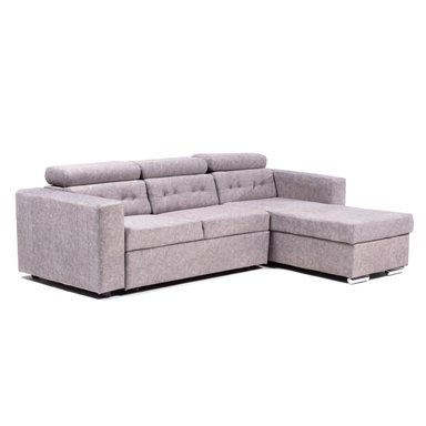 SOFA CAMA DANTE VELVET BEIGE: BIDIRECCIONAL, CABECERA ADAPTABLE Y CAJON INVISIBLE - 5