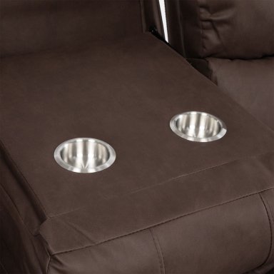 SOFA 3 CUERPOS RECLINABLE ISABEL MOORSH CON POSAVASOS - 3