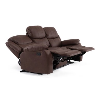SOFA 3 CUERPOS RECLINABLE ISABEL MOORSH CON POSAVASOS - 6