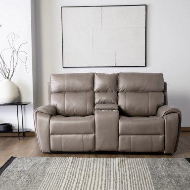 SOFA RECLINABLE 2 CUERPOS PREMIUM BROWN - 3