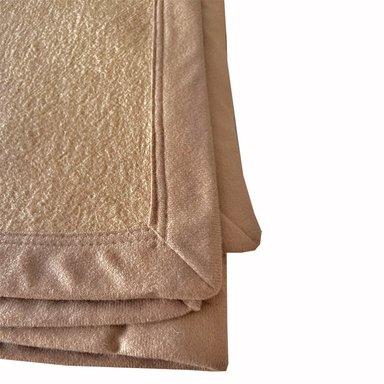 FRAZADA LANA SINGLE CAMEL - 4