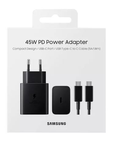CARGADOR SAMSUNG 45W CARGA SUPER RAPIDA CABLE USB-C - 1