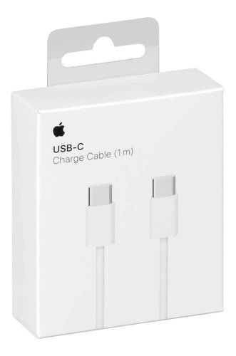 CARGADOR APPLE 20W ORIGINAL + CABLE C - C 1MT IPHONE 15 16 17 - 6