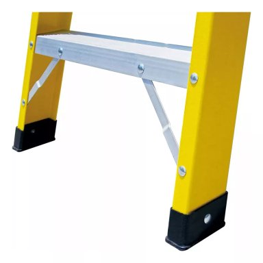 ESCALERA FIBRA DE VIDRIO INDUSTRIAL 2.4MTS 8 PELDAÑOS 150KG - 2