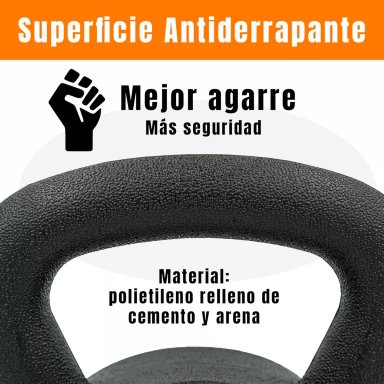 KETTLEBELL SET 3 PESAS RUSAS 2.5/4.5/7 KG CON BASE BOOMFIT - 5