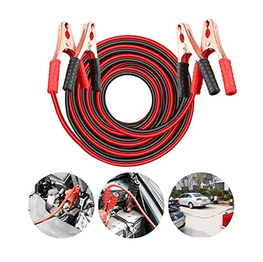 CABLE REFUERZO DE BATERÍA PUENTE EMERGENCIA DE AUTO 800 AMP - 1