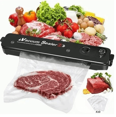 MÁQUINA SELLADORA AL VACÍO DE ALIMENTOS + 10 BOLSAS - 2