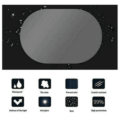 SET DE LAMINAS PARA ESPEJO RETROVISOR UNIVERSAL - 5