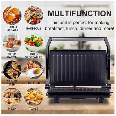 PARRILLA ELÉCTRICA TOSTADORA DE PAN MULTIFUNCIONAL - 9