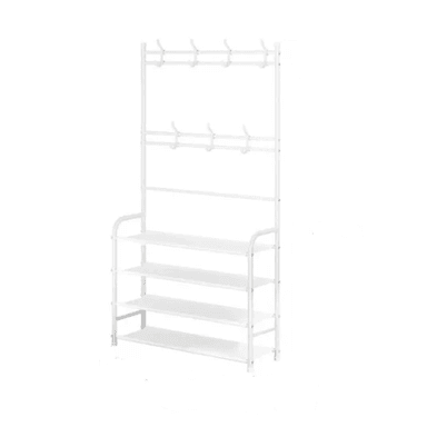 PERCHERO 3 EN 1 ESTANTE MULTIFUNCIONAL PARA ABRIGOS ZAPATOS CHAQUETAS - 2
