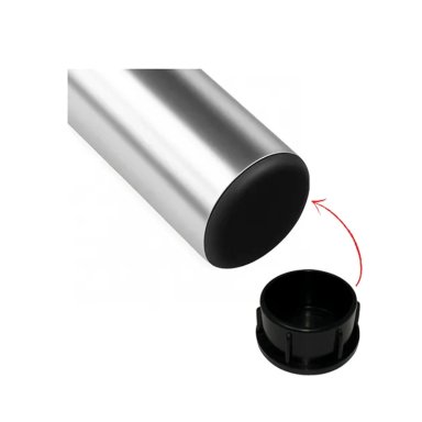 REGATON PLASTICO REDONDO 7/8' INTERIOR - NEGRO  - 100 UNIDADES - 2