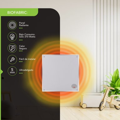PANEL CALEFACTOR 370 W BAJO CONSUSMO | Hasta 10 m² - 3