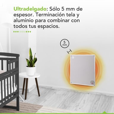 PANEL CALEFACTOR 370 W BAJO CONSUSMO | Hasta 10 m² - 8