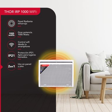 PANEL CALEFACTOR THOR IRP 1000 WIFI - 3