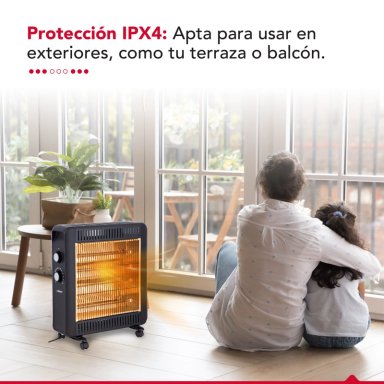 Estufa Electrica Exterior 2 potencias Thor Carbon Heat - 5