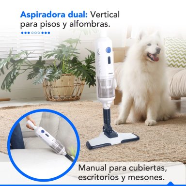 Pulidora y Aspiradora vertical/manual inalambrica Thor Dual Spin Vac - 6