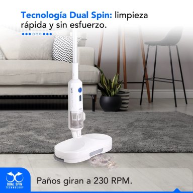 Pulidora y Aspiradora vertical/manual inalambrica Thor Dual Spin Vac - 7