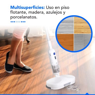 Pulidora y Aspiradora vertical/manual inalambrica Thor Dual Spin Vac - 8