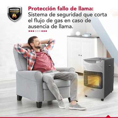 ESTUFA GAS 15L THOR GL 15K PLATEADA - 6