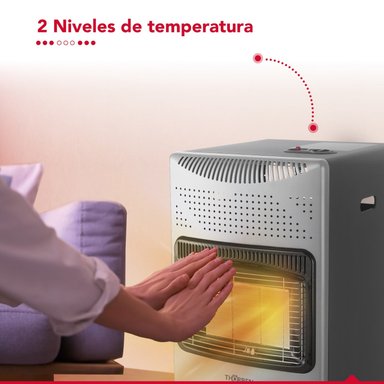 ESTUFA GAS 15L THOR GL 15K PLATEADA - 9