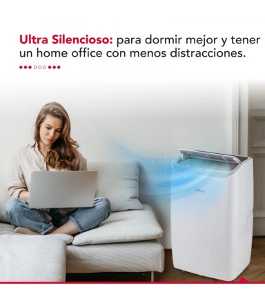 AIRE ACONDICIONADO PORTATIL PAC 3EN1 12000 BTU SOLO FRIO - 8