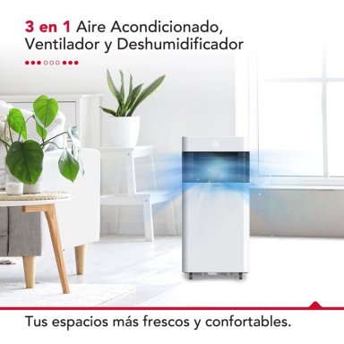 AIRE ACONDICIONADO PORTATIL FRIO THOR PAC 3EN1 8000 BTU - 5