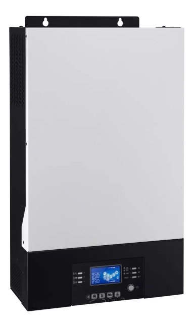 INVERSOR CARGADOR HIBRIDO ONDA PURA 3000 W 24 V MPPT 60A - 1