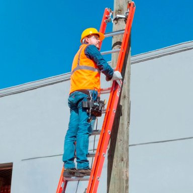 ESCALERA DIELE CTRICA TELESCOPICA FIBRA VIDRIO 24P 225KG - 3