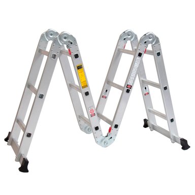 ESCALERA MULTIPROPOSITO ARTICULADA ALUMINIO 12 PELDAÑOS - 3