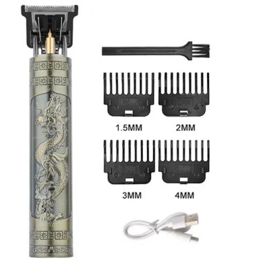 Maquina para cortar Barba Vintage profesional precisa profesional Original recargable T9 - 4