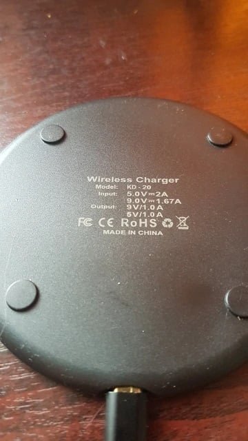 CARGADOR DE CELULAR INALÁMBRICO CARGA RÁPIDA 3A 30W SMARTPHONE ANDROID PARA IPHONE PARED CASA - 4